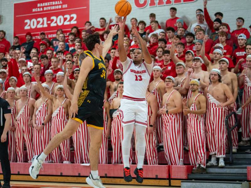 a basketball player in a game