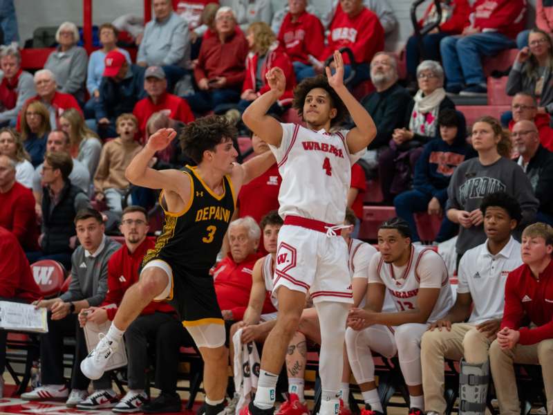 a basketball player in a game
