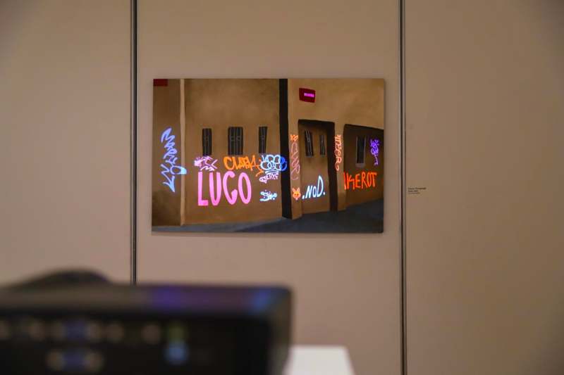 a painting on a wall