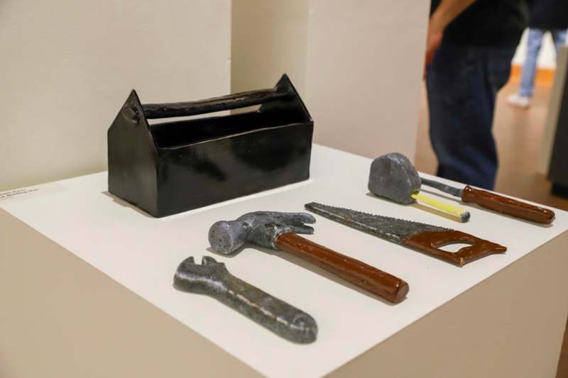 a group of tools on a table