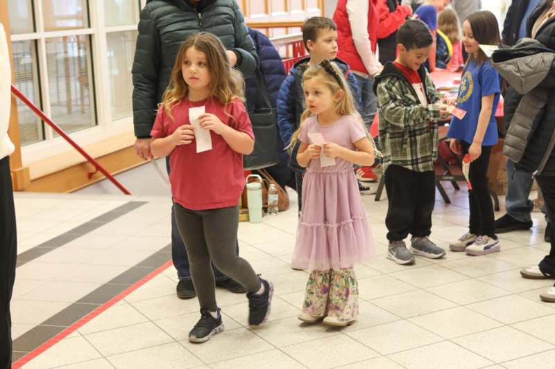 a group of children in a room