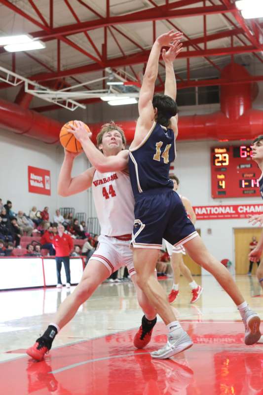 a basketball player in action