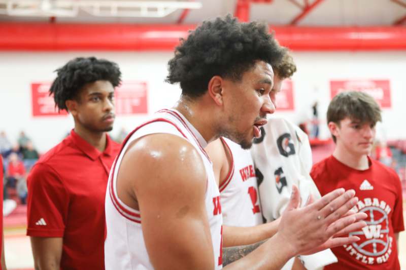 a group of men in a gym