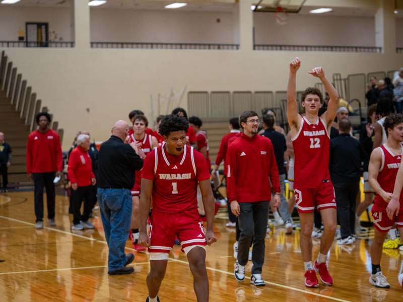 a group of people in a gym