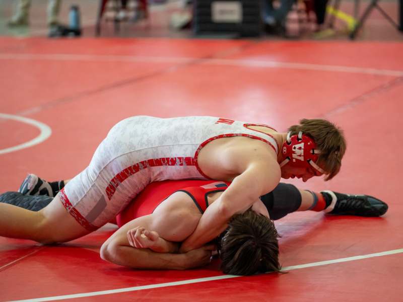 a group of people wrestling