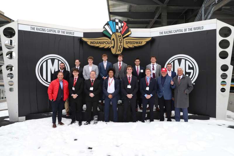 Wabash Leaders Scholarship Luncheon - a group of people posing for a photo