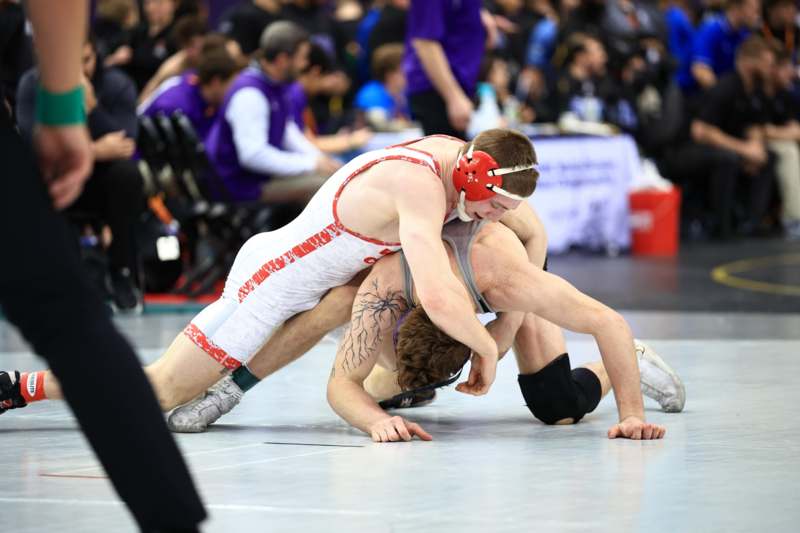 a group of men wrestling