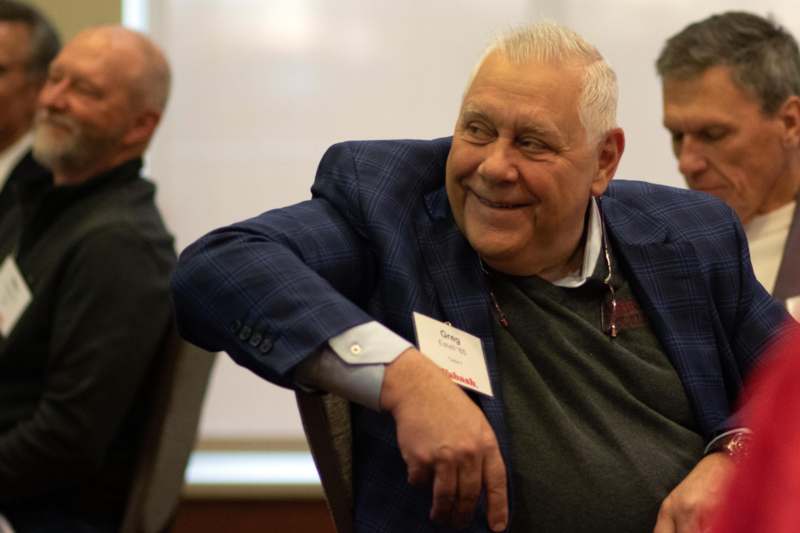 a man sitting in a chair