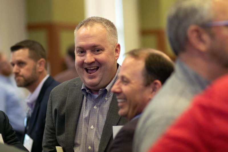 a group of men in a room
