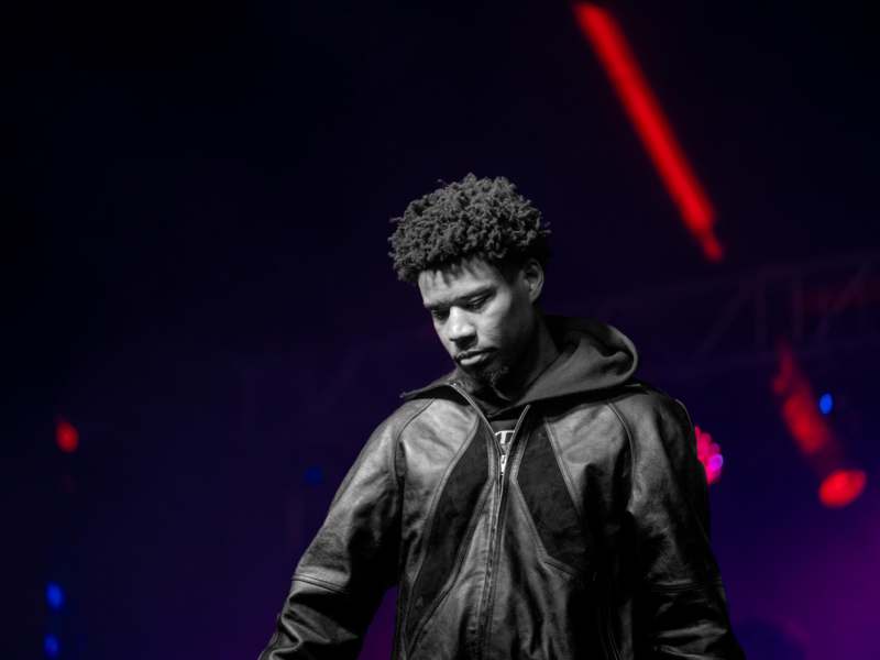 a man in a leather jacket