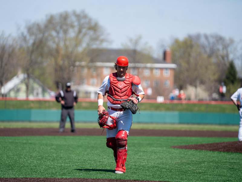 a baseball player on a field