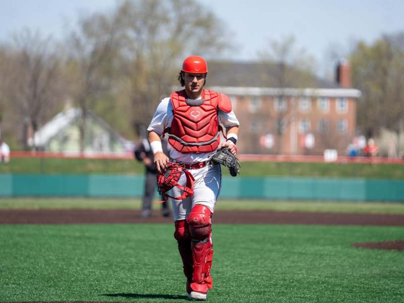 a baseball player on a field