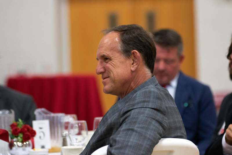 a man sitting at a table