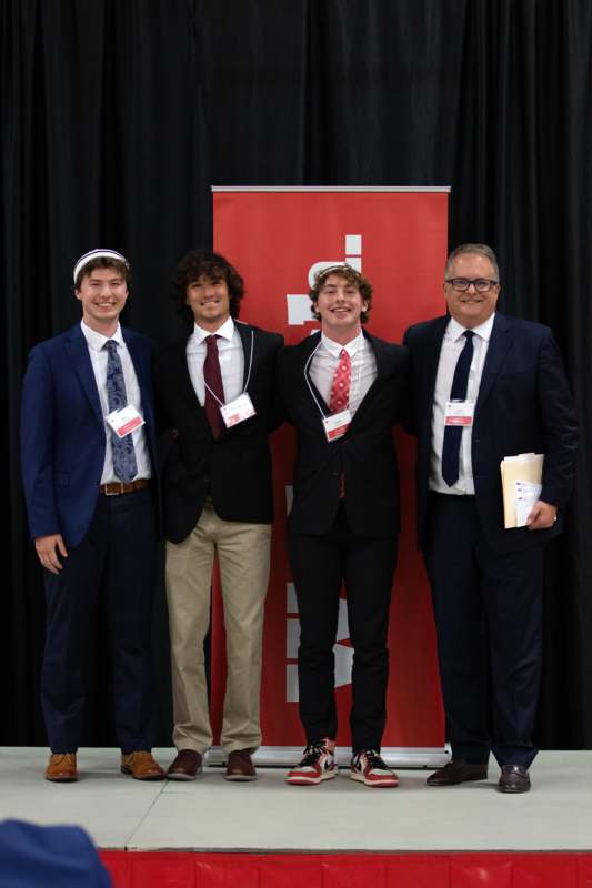 a group of men standing together