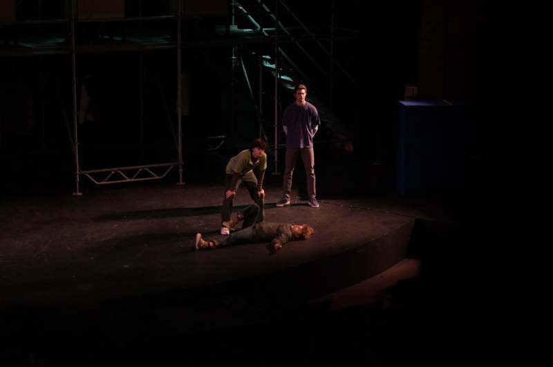 a group of men on a stage