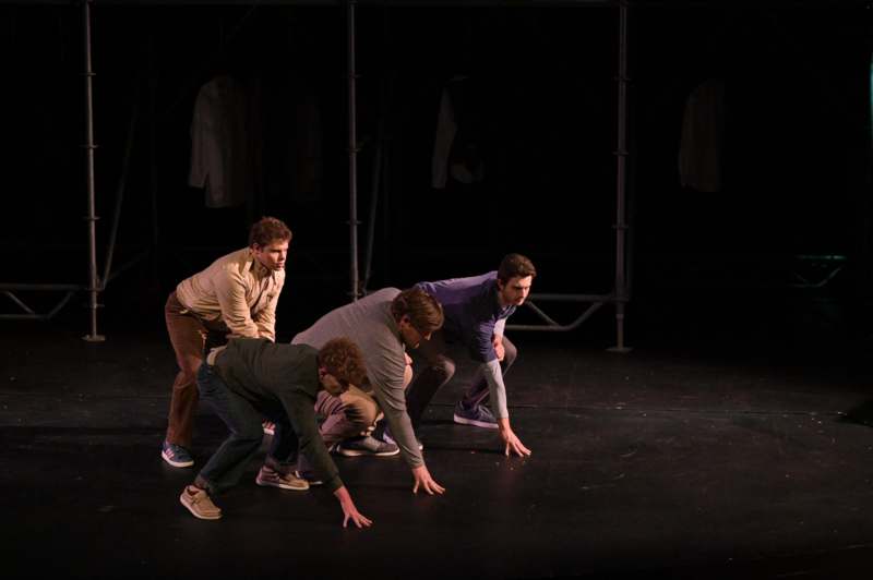 a group of men on a stage