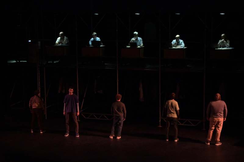 a group of people on a stage