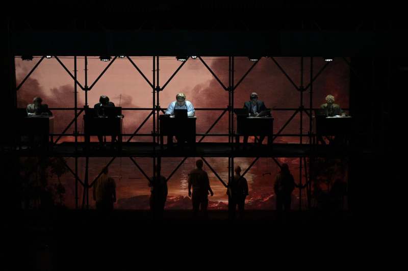 a group of people on a stage