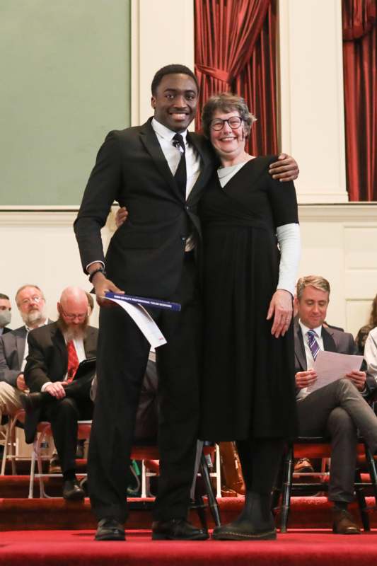 a man and woman posing for a photo