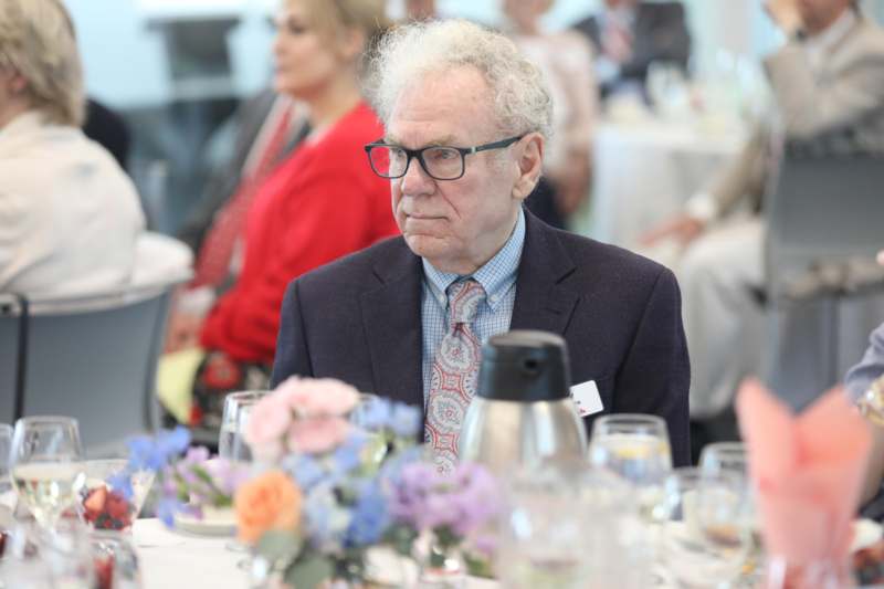a man sitting at a table