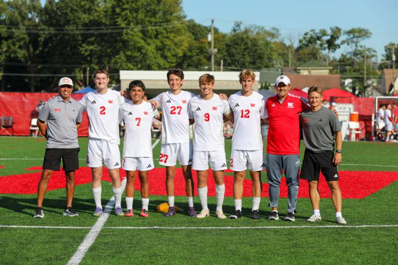 Soccer Senior Day 2026 - a group of men in sports uniforms on a field